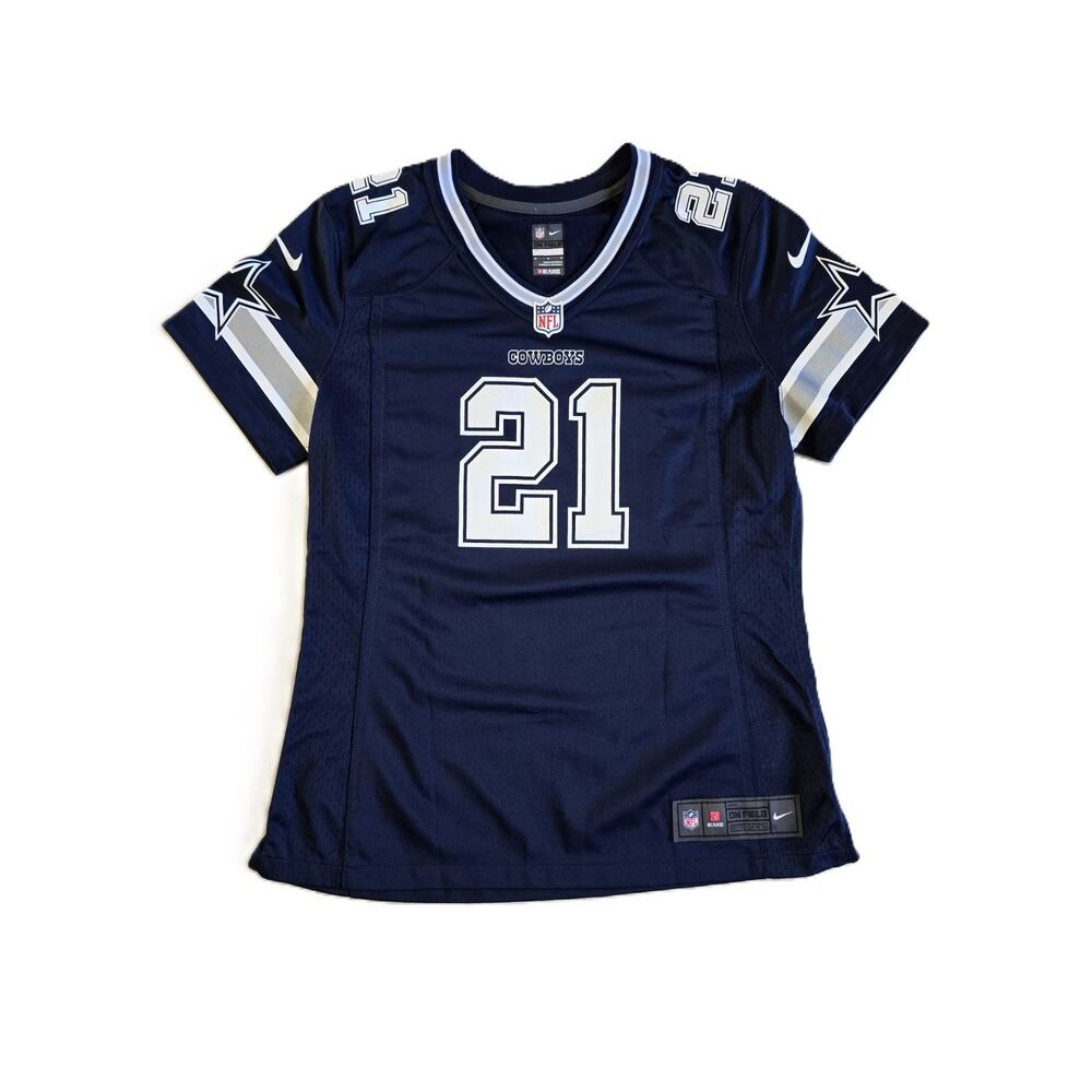 Dallas Cowboys Women Official NFL 21 Elliot Jersey Size Medium On Field Nike NFL